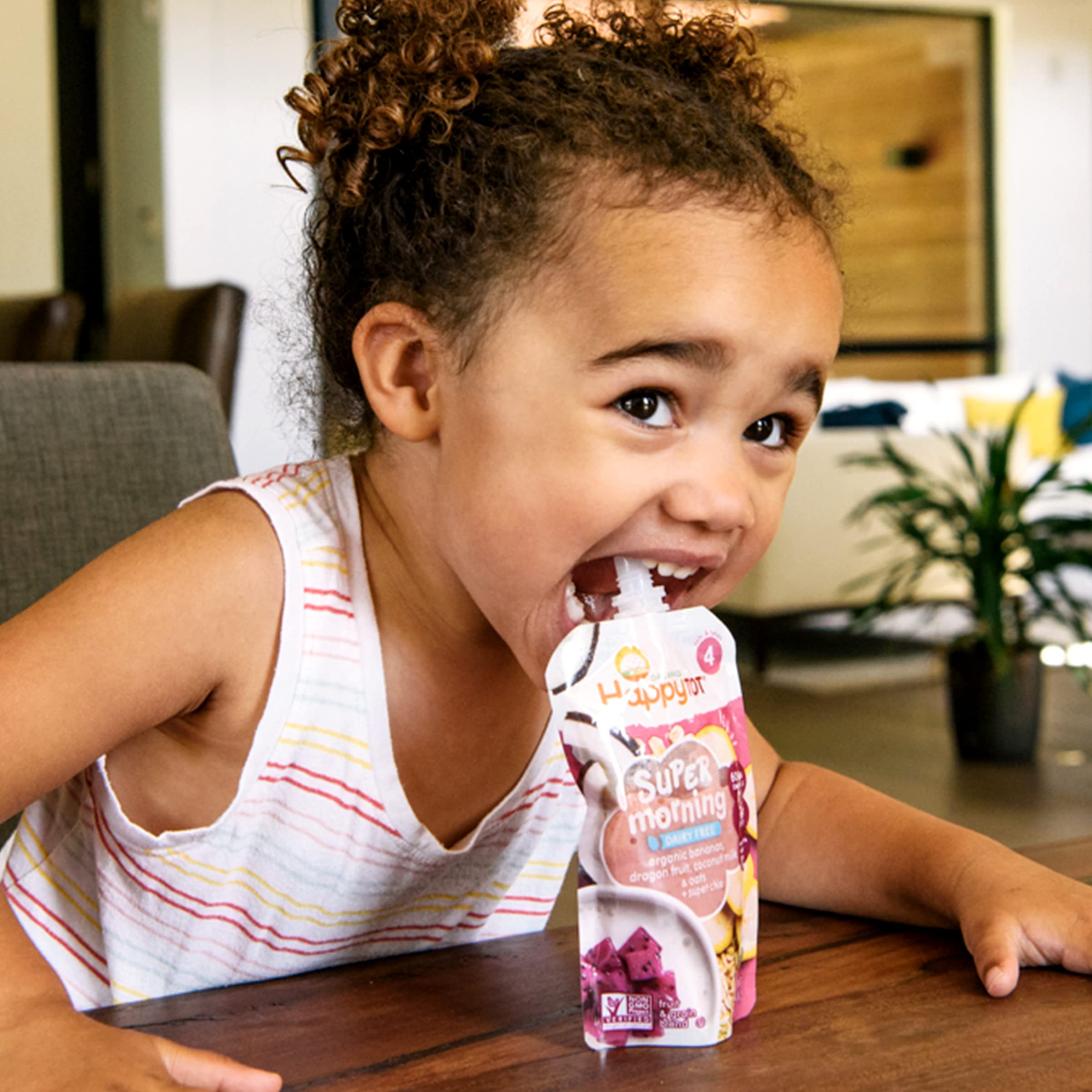 Foto 6 pulgar | Bolsitas De Comida Para Bebés Happytot Stage 4 Super Morning 120 Ml X 16 - Venta Internacional.