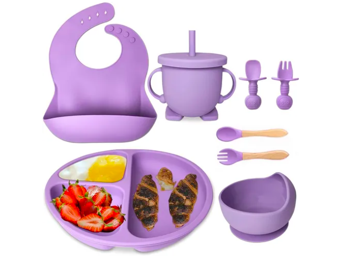 Foto 2 pulgar | Juego Xtellar De Alimentación De Silicona Antideslizante Para Bebés