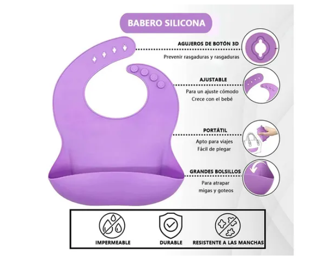 Foto 4 pulgar | Juego Xtellar De Alimentación De Silicona Antideslizante Para Bebés