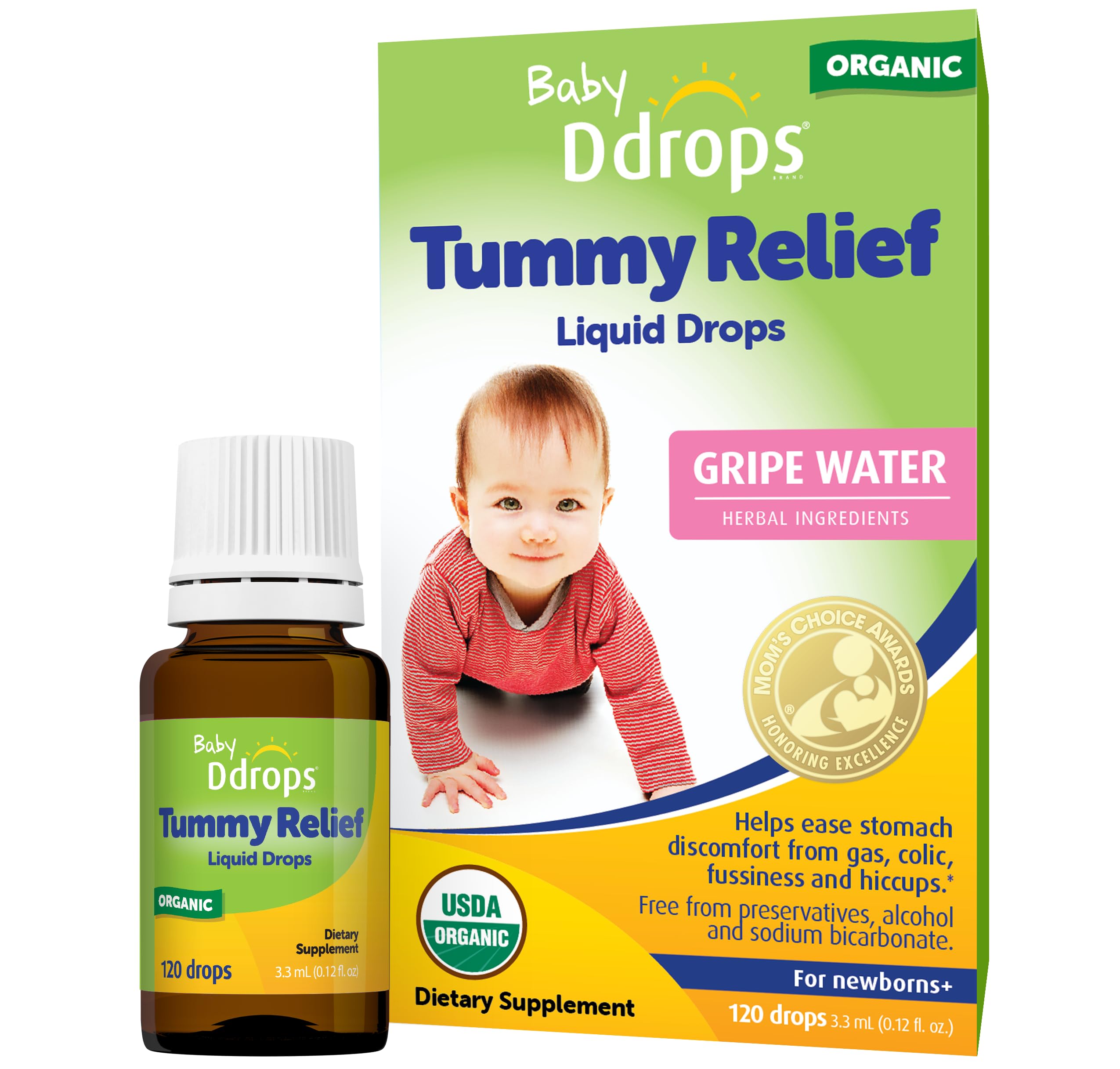 Suplemento Ddrops Baby Tummy Relief Liquid 120 Gotas - Venta Internacional.