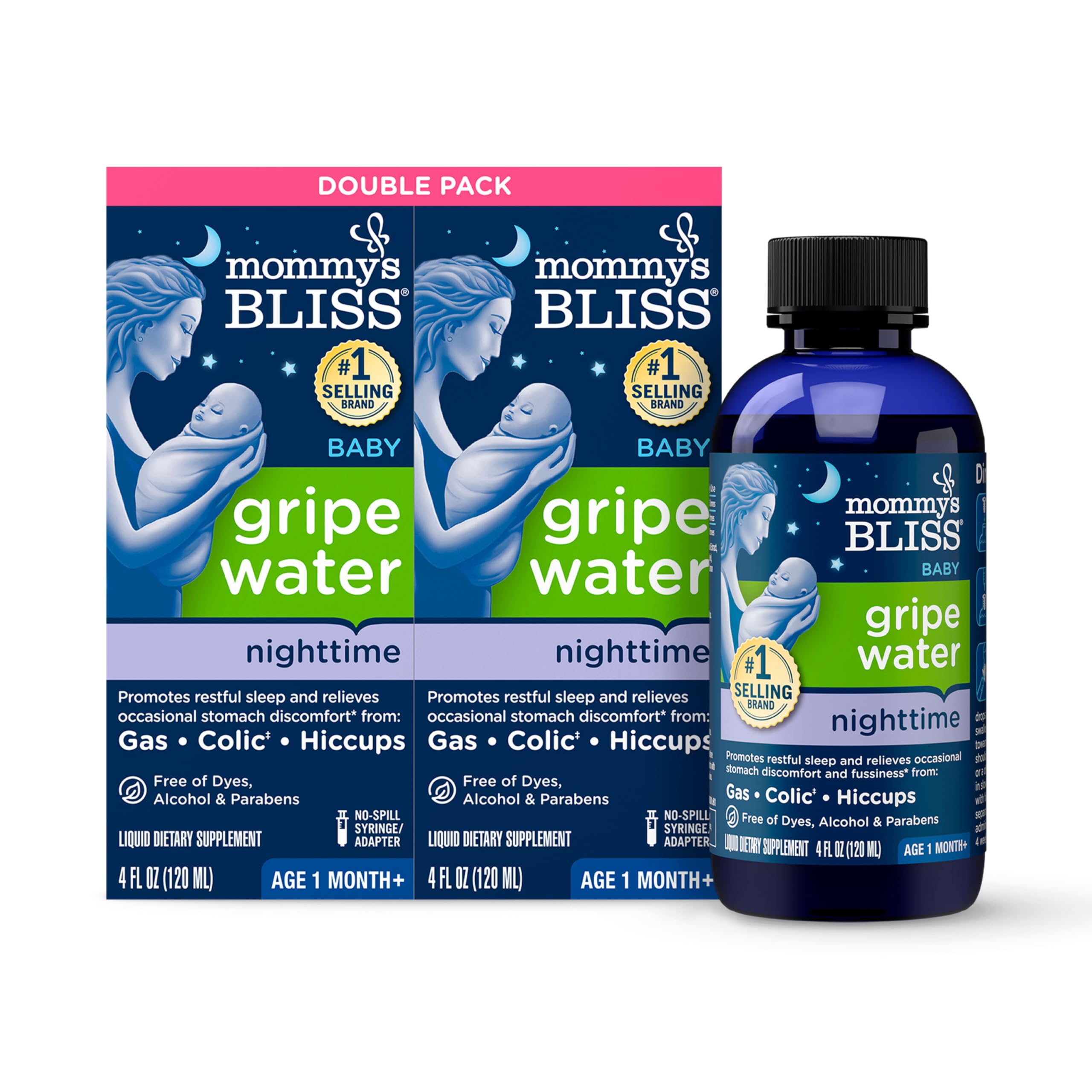 Foto 2 pulgar | Gripe Water Mommy's Bliss Night Time  118 Ml (paquete De 2) - Venta Internacional.