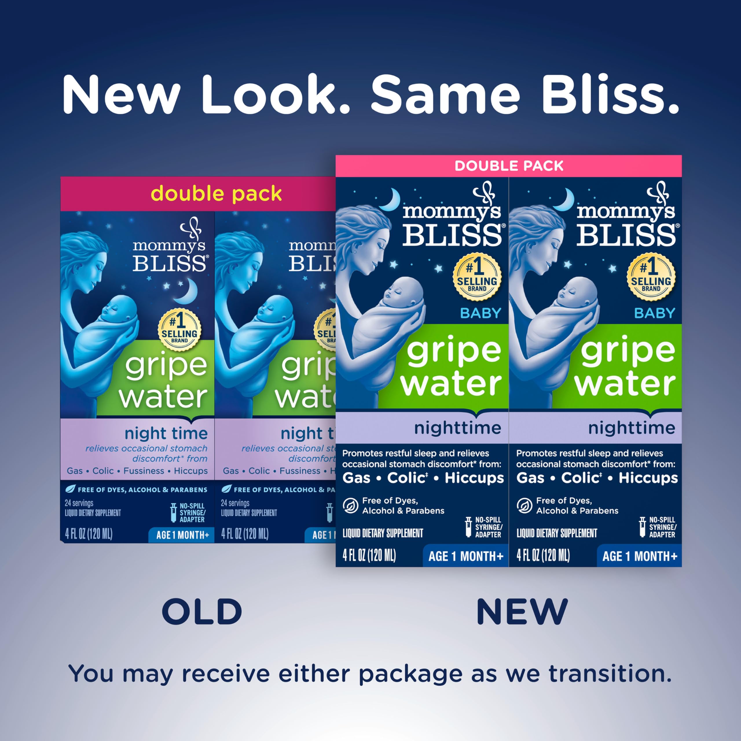 Foto 3 pulgar | Gripe Water Mommy's Bliss Night Time  118 Ml (paquete De 2) - Venta Internacional.