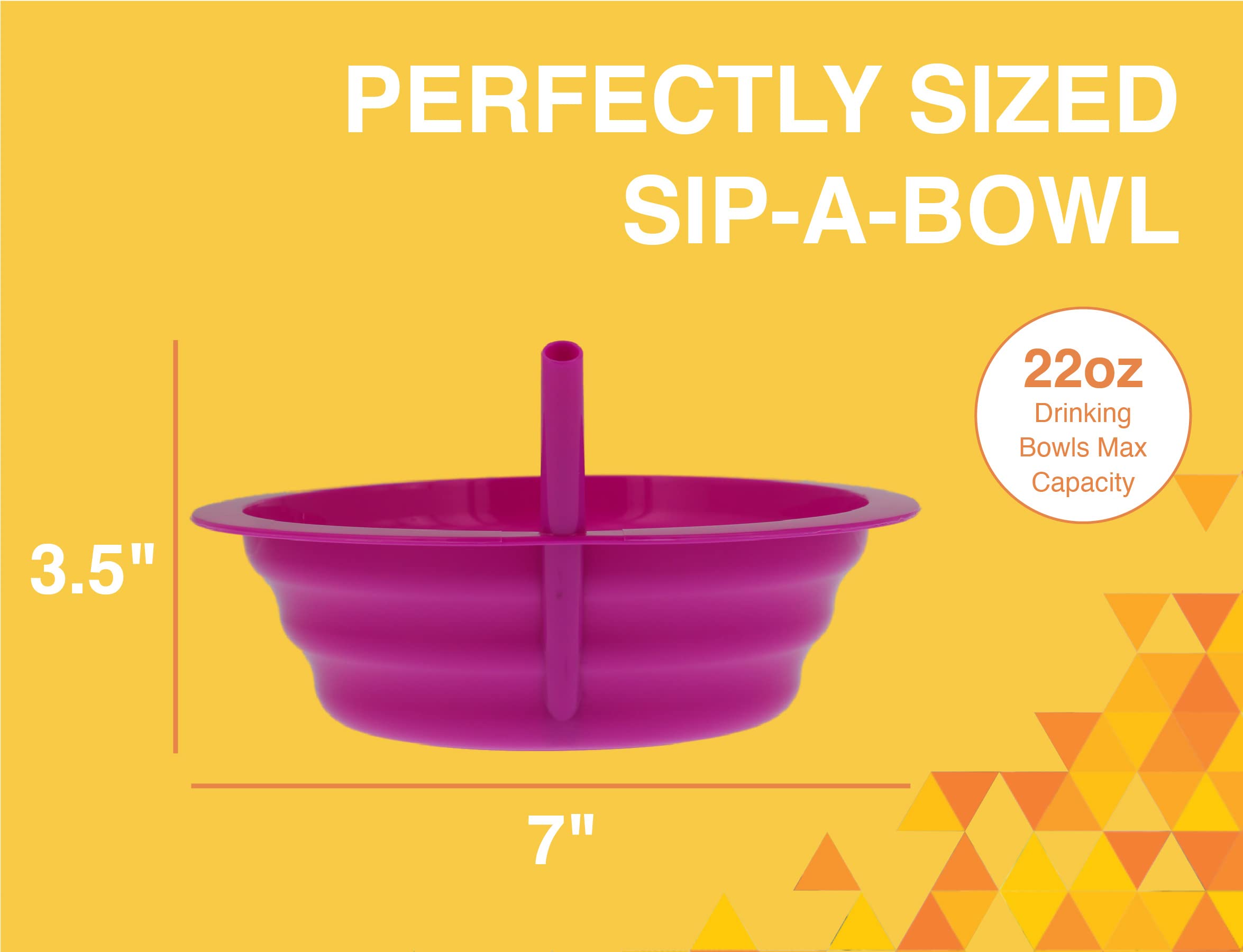 Foto 8 pulgar | Juego De Cuencos Con Pajita Arrow Home Products Sip-a-bowl  650 Ml  Paquete De 4 Unidades Para Niños - Venta Interna
