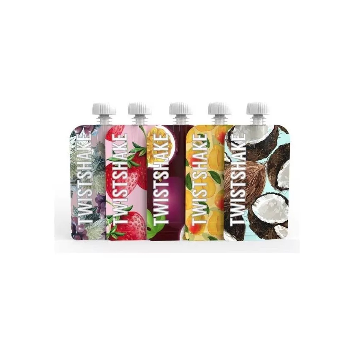 Bolsas Squeeze Bags Twistshake 220ml 5pz Frutas