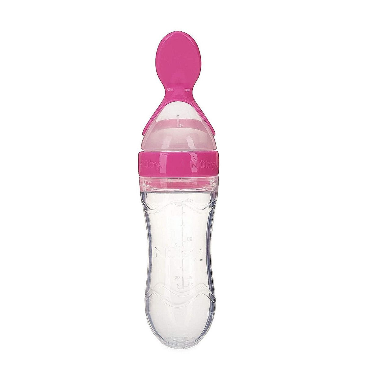 Foto 2 pulgar | Cuchara Squeeze Feeder Nuby Rosa