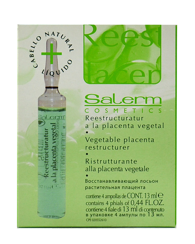 Foto 2 pulgar | Tratamiento Reestructurante Salerm Vegetable Placenta 4 X 13 Ml - Venta Internacional.