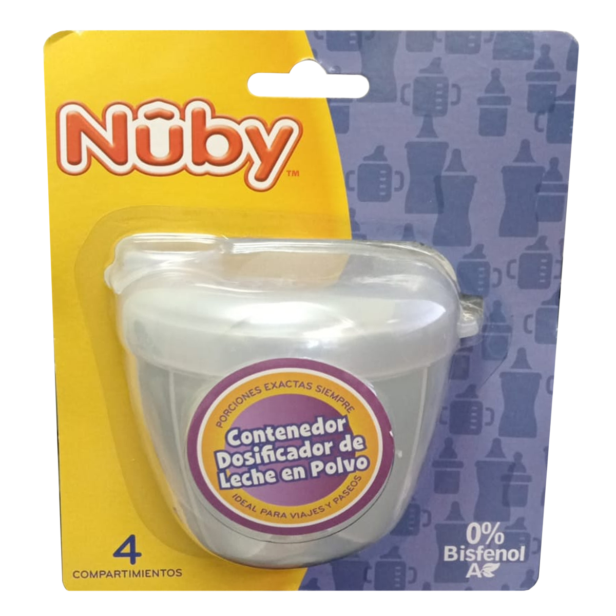 Foto 3 | Contenedor Dosificador De Leche En Polvo Nuby Gris