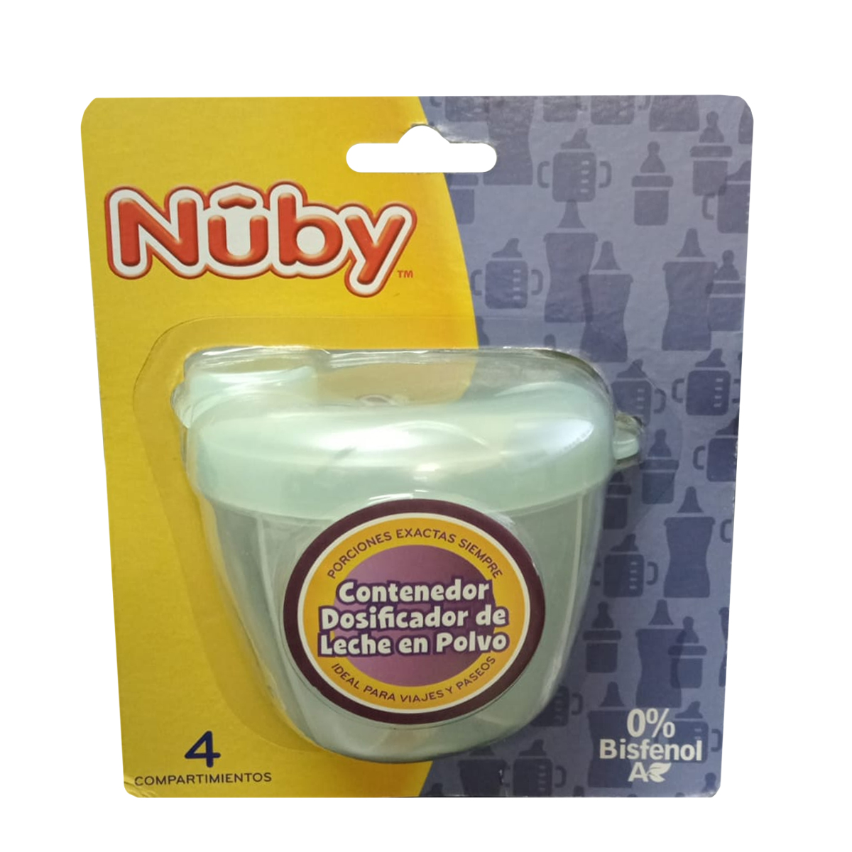 Foto 4 pulgar | Contenedor Dosificador De Leche En Polvo Nuby Turquesa