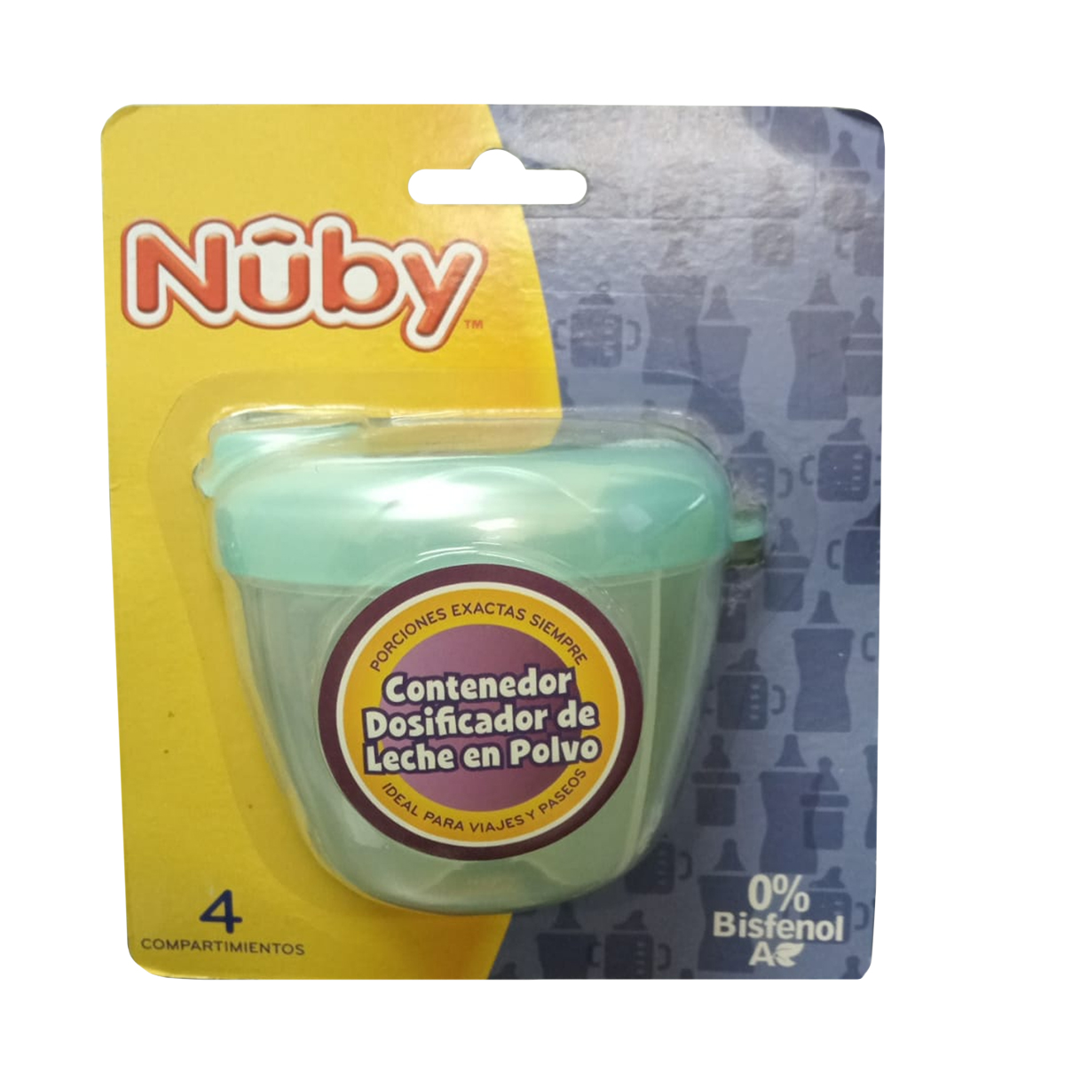 Foto 4 pulgar | Contenedor Dosificador De Leche En Polvo Nuby Verde