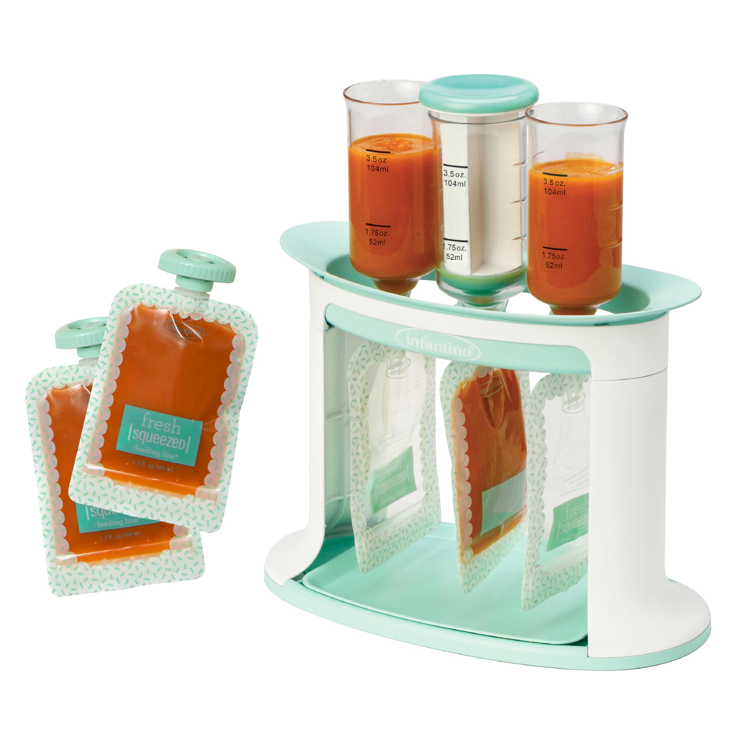 Estación De Llenado De Bolsas Infantino Squeeze Station Para Alimentos Para Bebés - Venta Internacional.