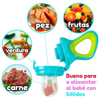 Foto 5 | Kit de Biberón Cuchara y Chupón 9 Piezas Azules