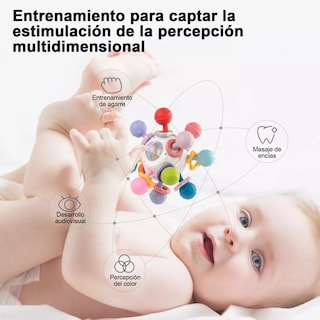 Foto 5 | Juguete Para La Dentición Del Bebé, Alivia Las Encías Multicolor