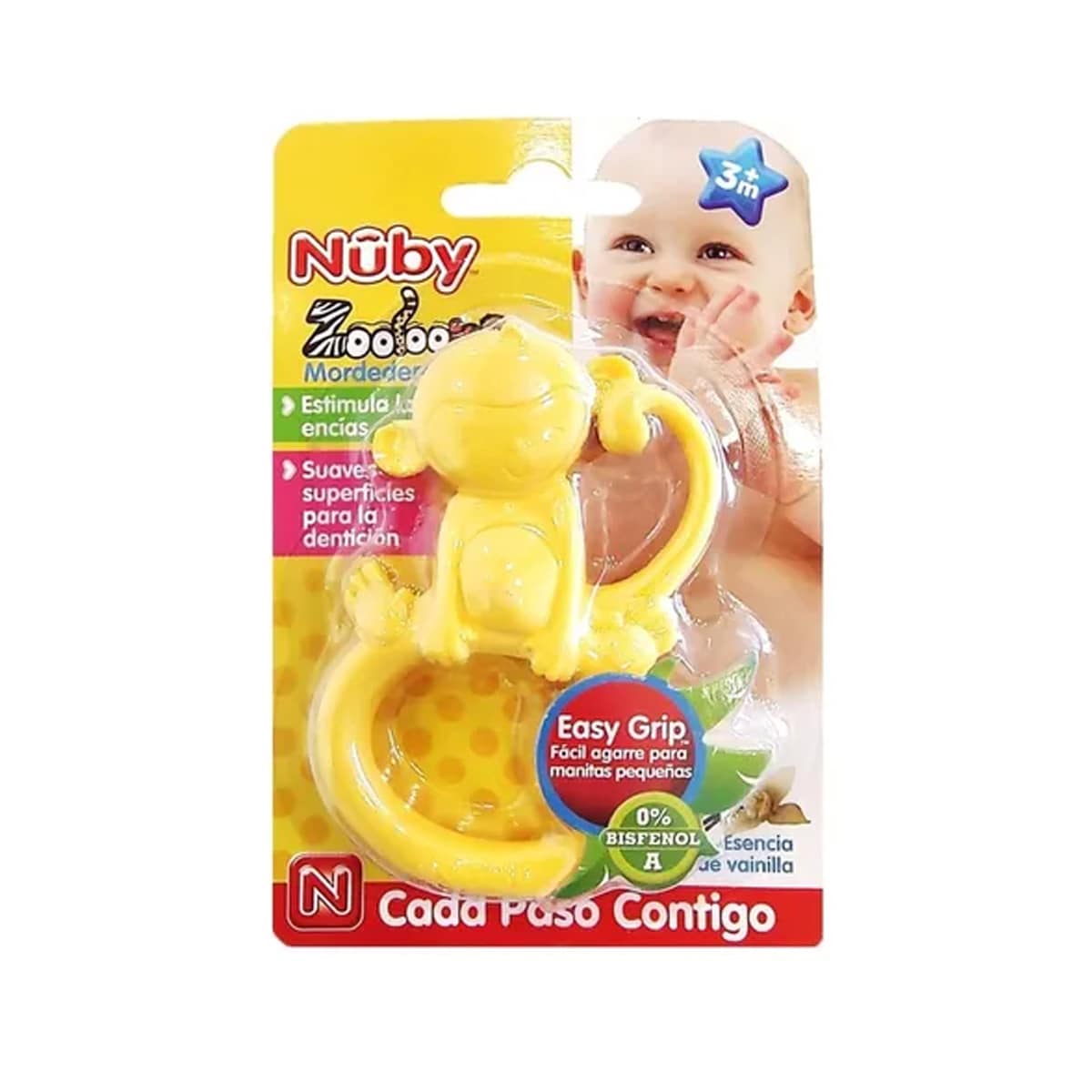 Mordedera Zooloops Nuby Mono Amarilla $303