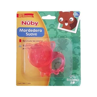 Foto 1 | Mordedera Suave Nuby Pig Rosa