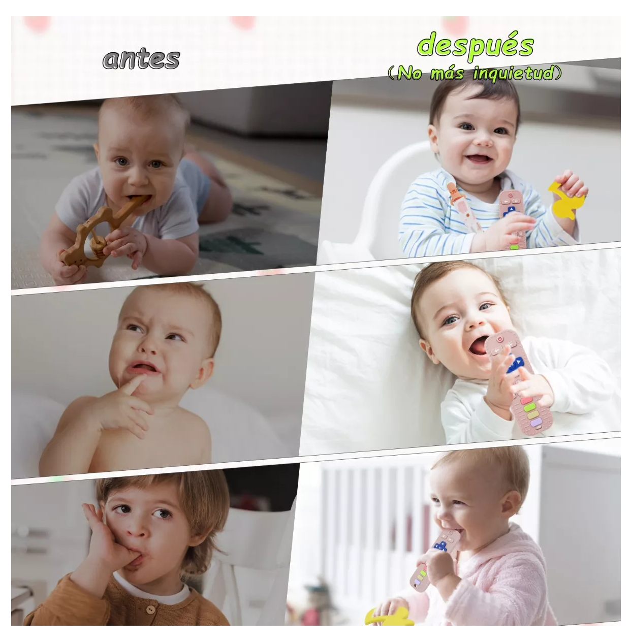 Foto 4 pulgar | Mordedera de Control Remoto Rosa para Bebés