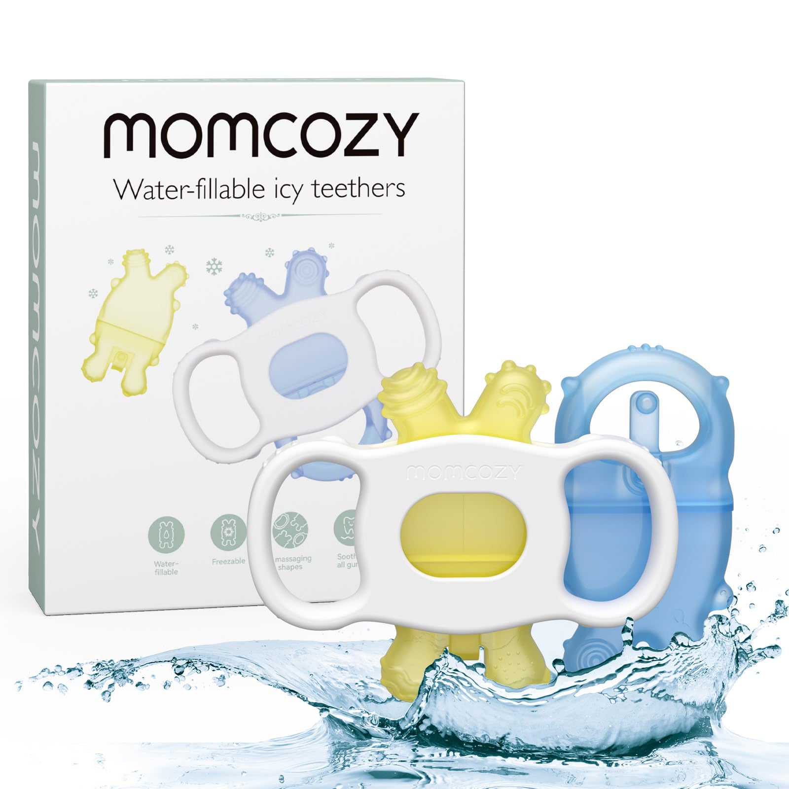Foto 2 pulgar | Mordedera de Silicona Momcozy de 2 Piezas-Venta Internacional