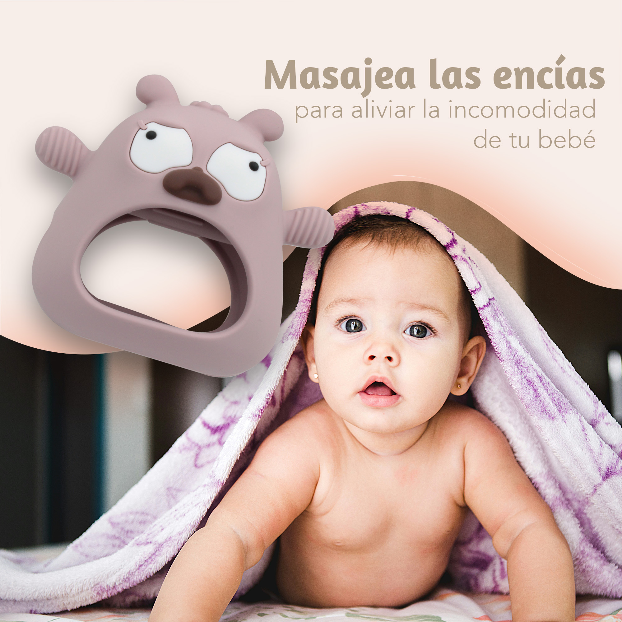 Foto 2 | Koolbaby Mordedera Guante Silicona Modelo Mascota 6-12 Meses