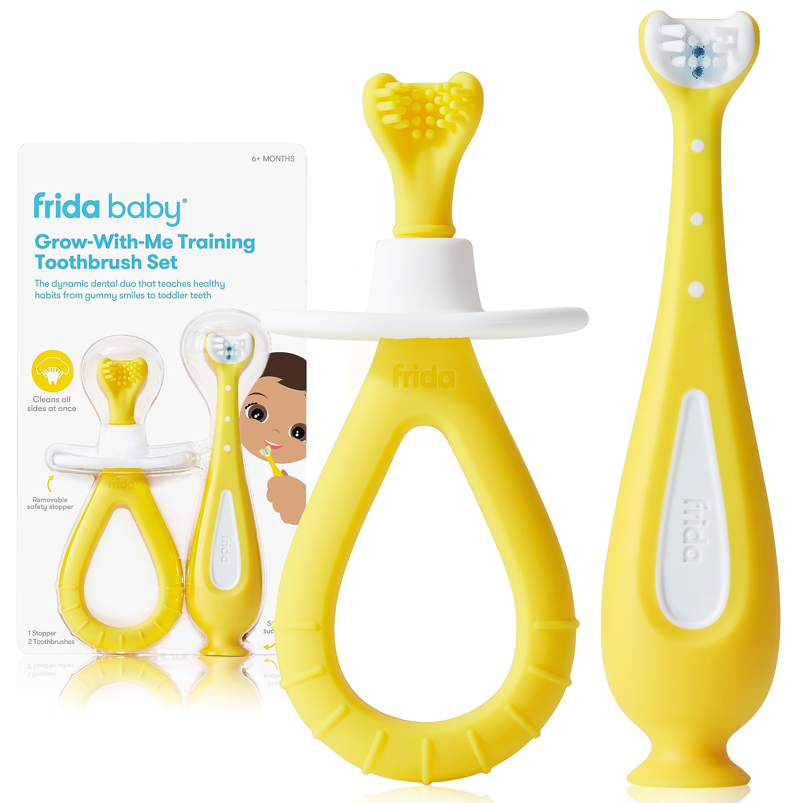 Foto 2 pulgar | Set de Entrenamiento Con Cepillo De Dientes Frida Baby Grow-with-me De 0 A 12 Meses - Venta Internacional