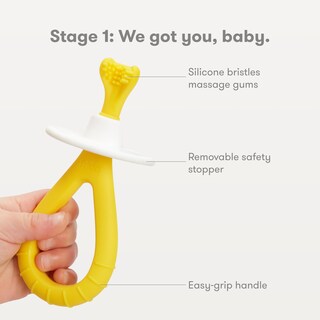 Foto 4 | Set de Entrenamiento Con Cepillo De Dientes Frida Baby Grow-with-me De 0 A 12 Meses - Venta Internacional