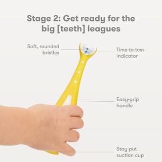 Foto 5 | Set de Entrenamiento Con Cepillo De Dientes Frida Baby Grow-with-me De 0 A 12 Meses - Venta Internacional