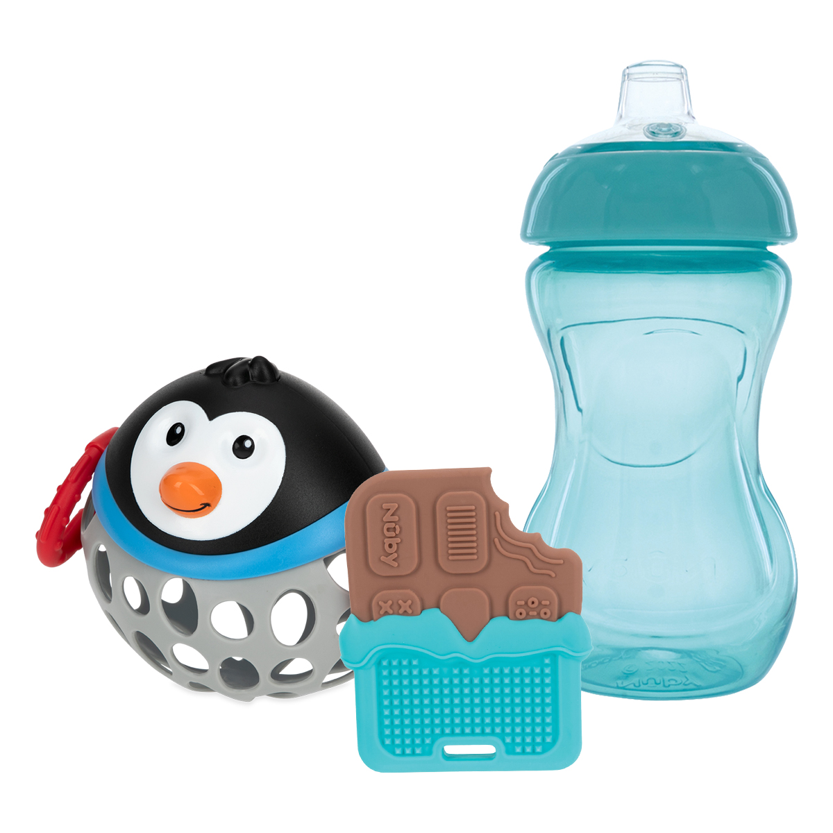 Pack Entretenimiento con 2 Mordederas y Vaso Entrenador