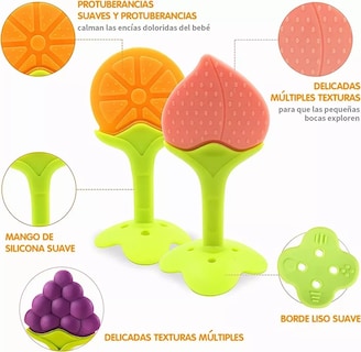 Foto 5 | Juguete Control Remoto Bebés Lab.g La Dentición Del Bebé 9 Piezas Remote Control Colores