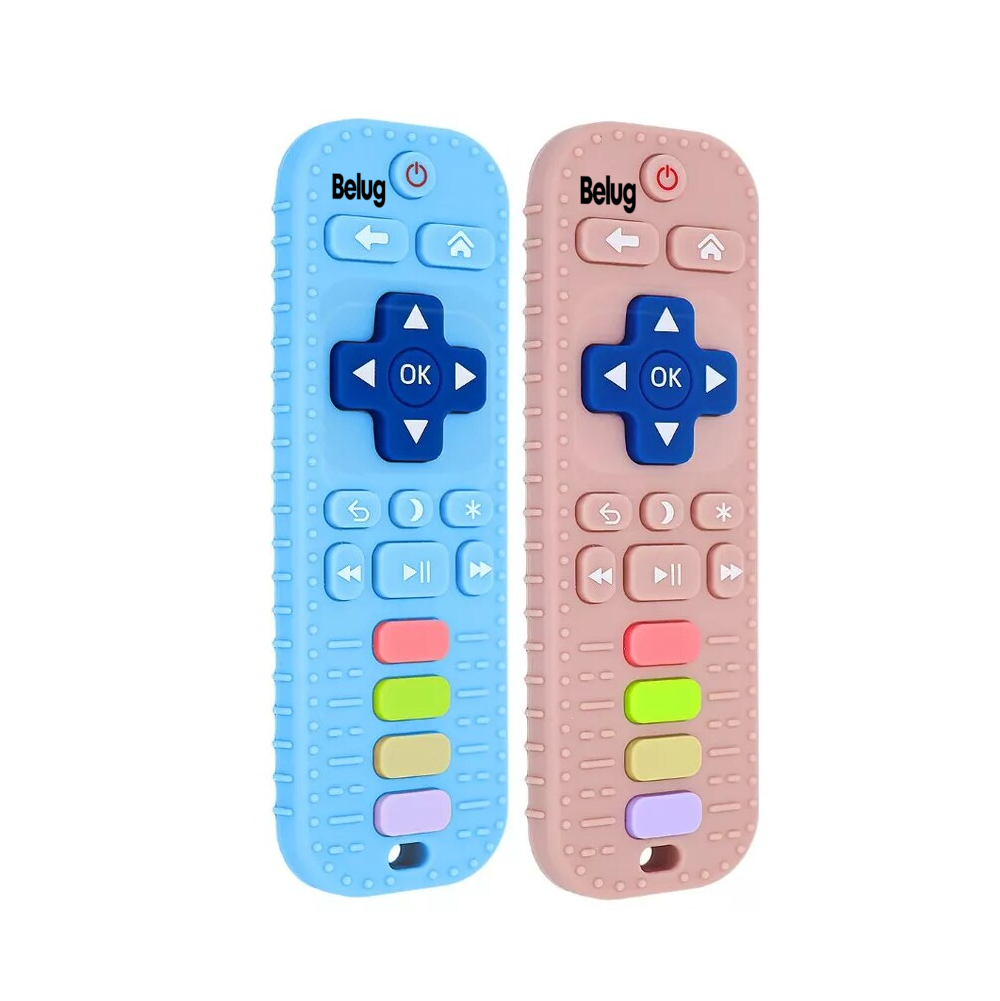 Foto 4 pulgar | Juguete Control Remoto Bebés La Dentición Del Bebé 9 Piezas Color Blue Pinkremote Control, Belug Colores