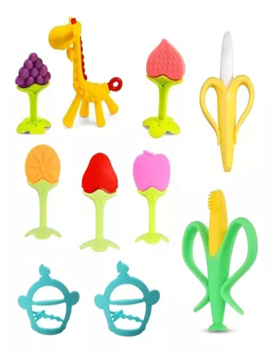Foto 2 pulgar | Mordedor de Silicona Güish 10 Piezas