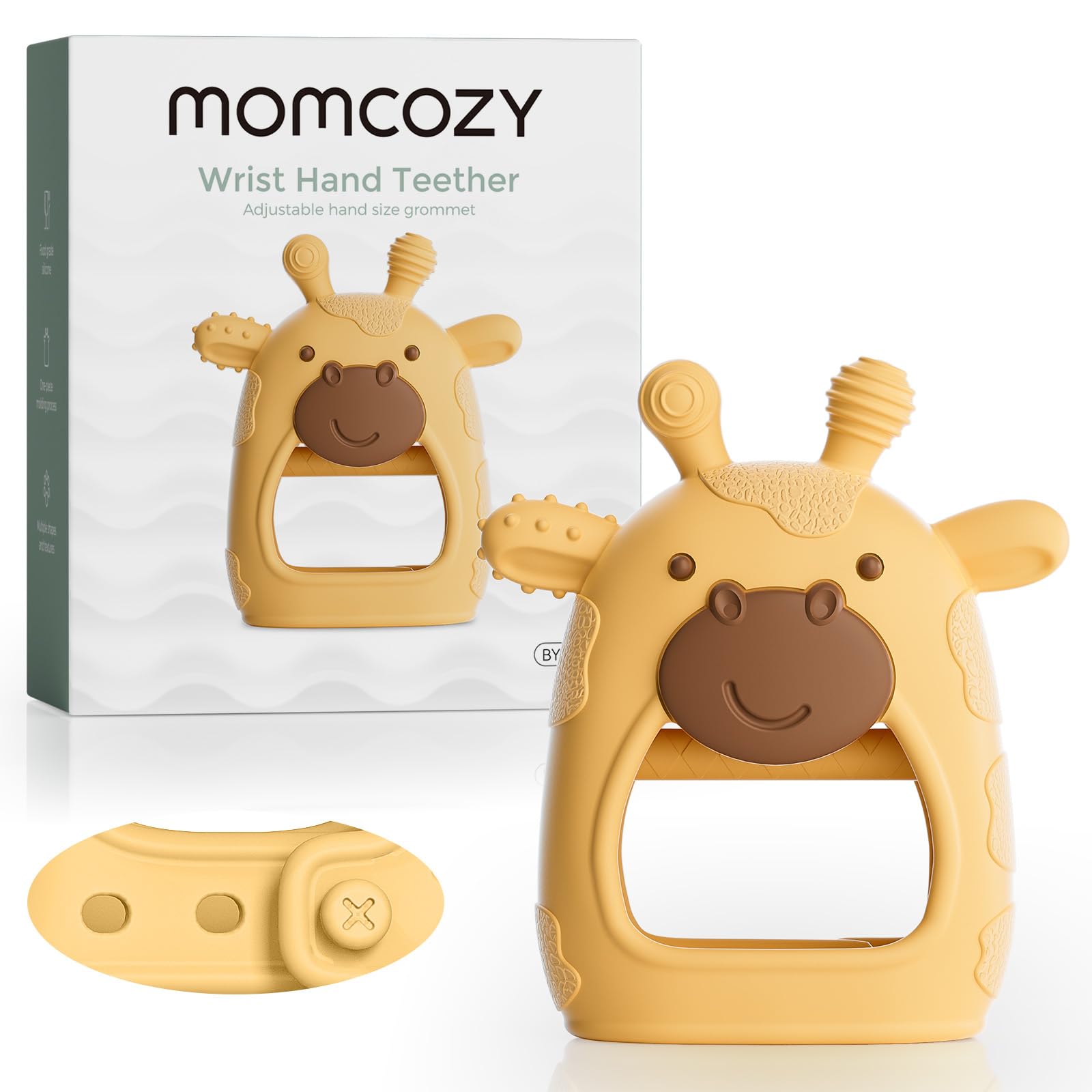 Foto 2 pulgar | Mordedor para Bebés Momcozy Amarillo - Venta Internacional