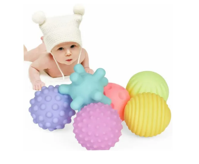 Foto 2 pulgar | 6 Xtellar Pcs Pelotas Sensoriales Didácticas Para Bebé Con Texturas