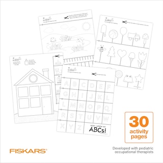 Foto 3 | Libro De Actividades Y Tijeras Para Principiantes Fiskars Cut & Learn Kids - Venta Internacional.
