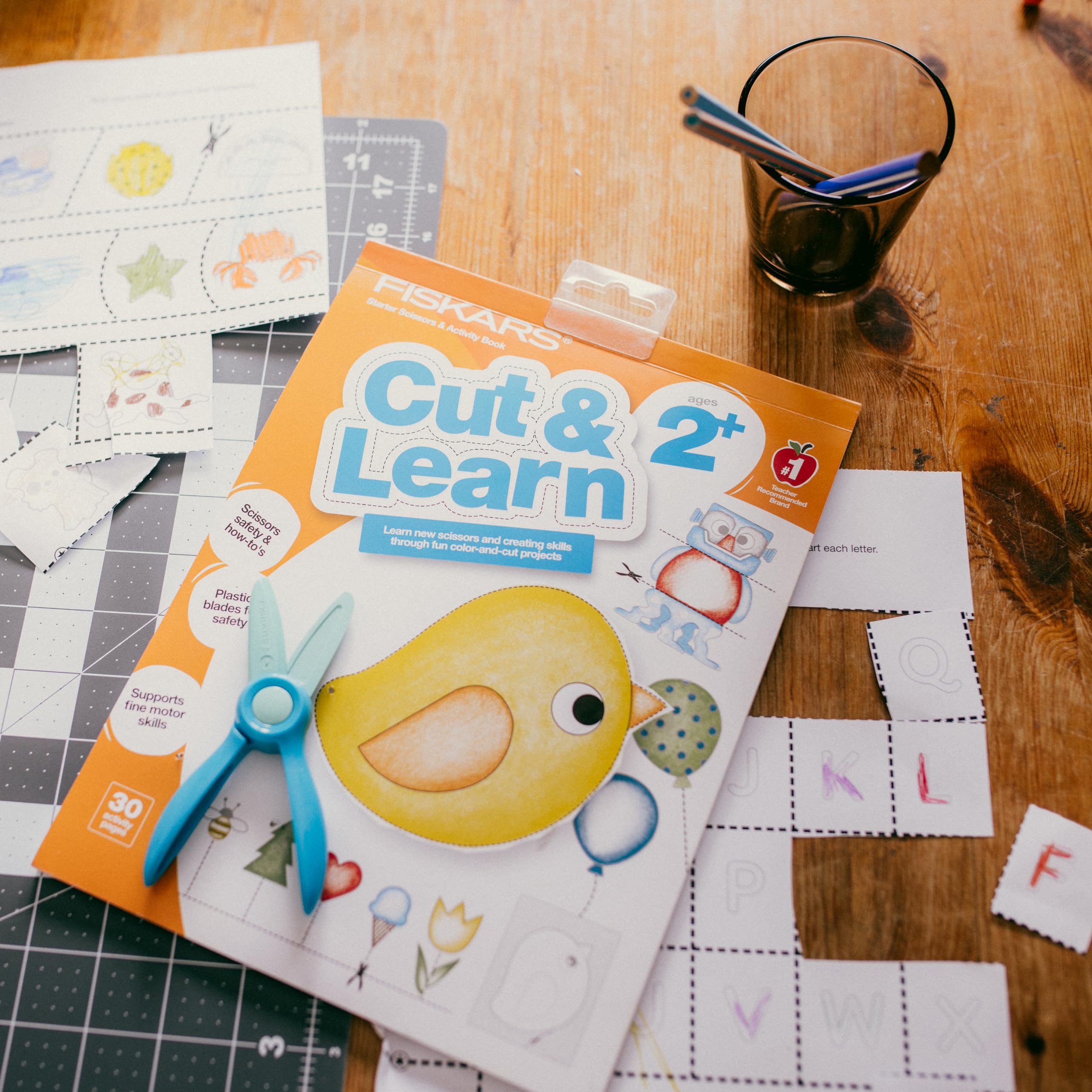 Foto 7 pulgar | Libro De Actividades Y Tijeras Para Principiantes Fiskars Cut & Learn Kids - Venta Internacional.