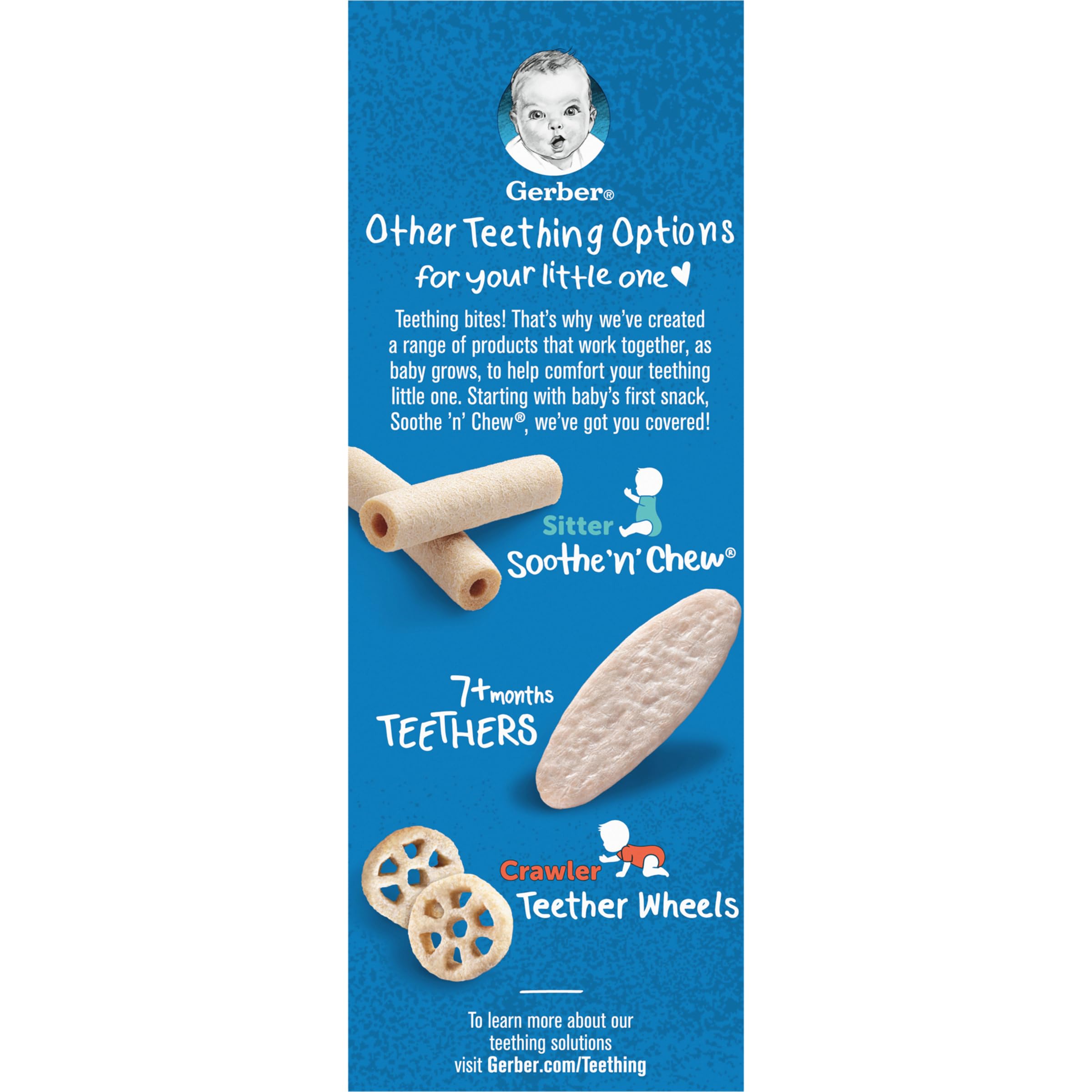 Foto 4 pulgar | Obleas Para La Dentición Gerber Gentle, Fresa, Manzana Y Espinaca, 50 G - Venta Internacional.
