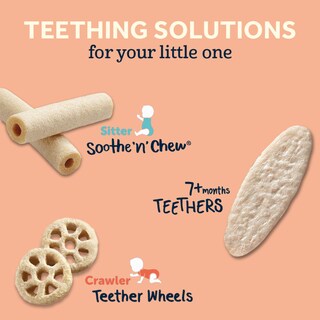 Foto 7 | Obleas Para La Dentición Gerber Gentle, Fresa, Manzana Y Espinaca, 50 G - Venta Internacional.