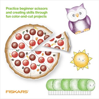 Foto 3 | Libro De Actividades Y Tijeras De Entrenamiento Fiskars Cut & Learn - Venta Internacional.