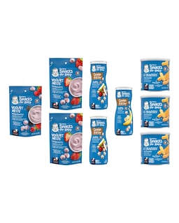 Foto 1 | Snacks Gerber Variety Pack: Yogur Derretido, Bollos Y Crujientes - Venta Internacional.