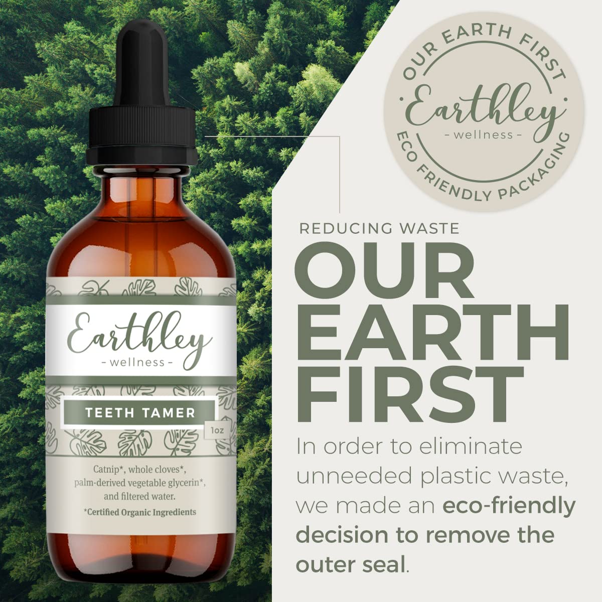 Foto 4 pulgar | Domador De Dientes Earthley Wellness Para Aliviar La Dentición, 50 Ml - Venta Internacional.