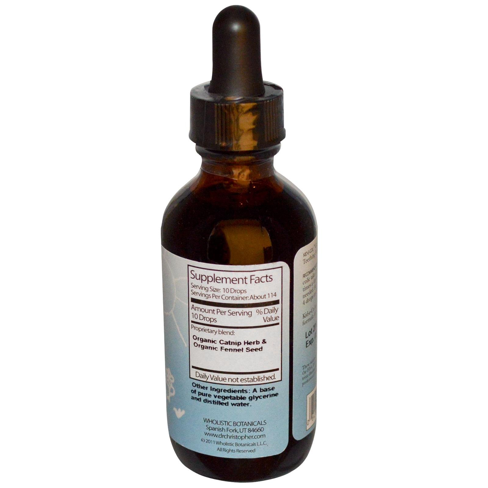 Foto 2 | Extracto De Hierbas Kid-e-col Dr. Christopher 60 Ml Para Cólicos - Venta Internacional.