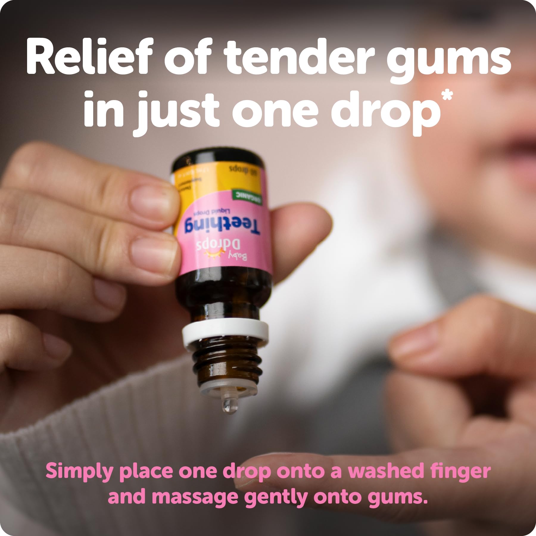 Foto 6 pulgar | Gotas Líquidas Para Aliviar La Dentición Baby Organic, 60 Ml, A Partir De 3 Meses - Venta Internacional.