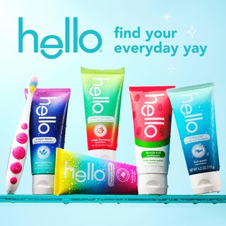 Foto 7 | Pasta De Dientes Hello Smiling Shark Fruit Punch Sin Flúor 125 Ml X3 - Venta Internacional.