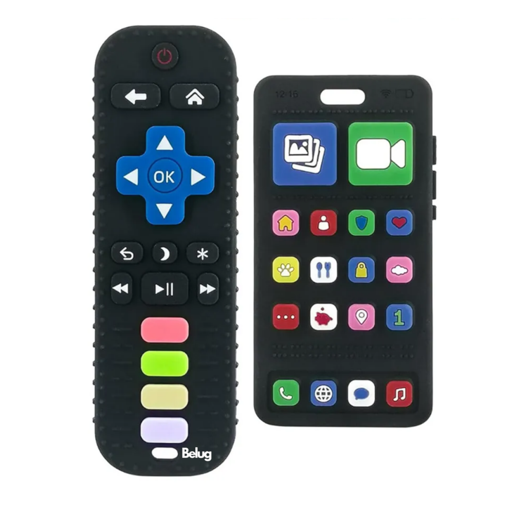 Foto 2 pulgar | Bebé De Control Remoto De Silicona Belug  Negro