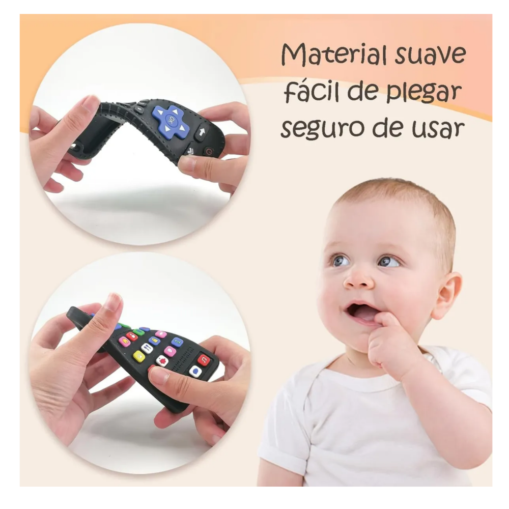Foto 4 pulgar | Bebé De Control Remoto De Silicona Belug  Negro