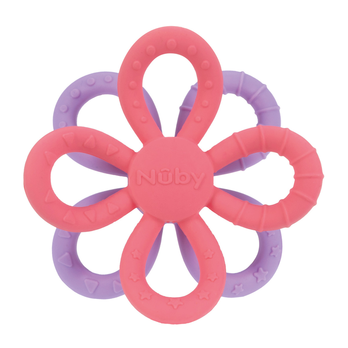 Foto 2 pulgar | Mordedera De Silicón En Forma De Flor Aritos Divertidos Para Bebé  Multicolor  Nuby6950rs-md