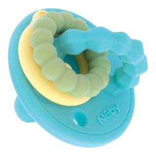 Foto 1 | Chupón Charm Y Mordedera Para Bebé Color Azul Nuby8699aq