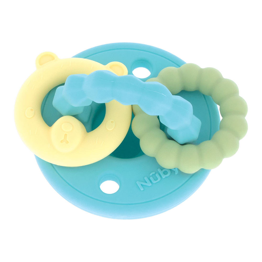 Foto 5 pulgar | Chupón Charm Y Mordedera Para Bebé  Color Azul  Nuby8699aq