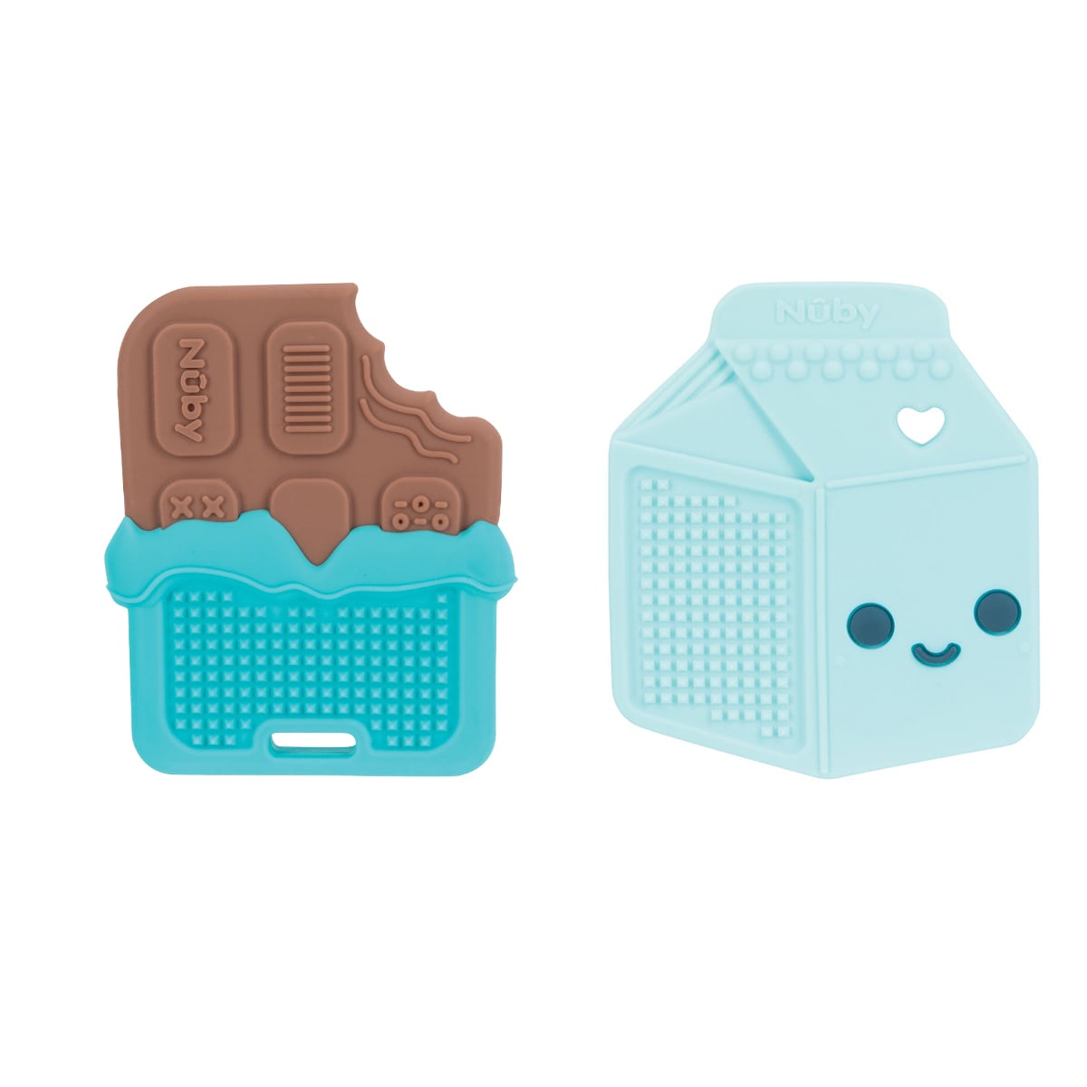 Mordederas Paquete Chocolate Y Cartón De Leche Para Bebé  Multicolor  Nuby2pcm02 $299