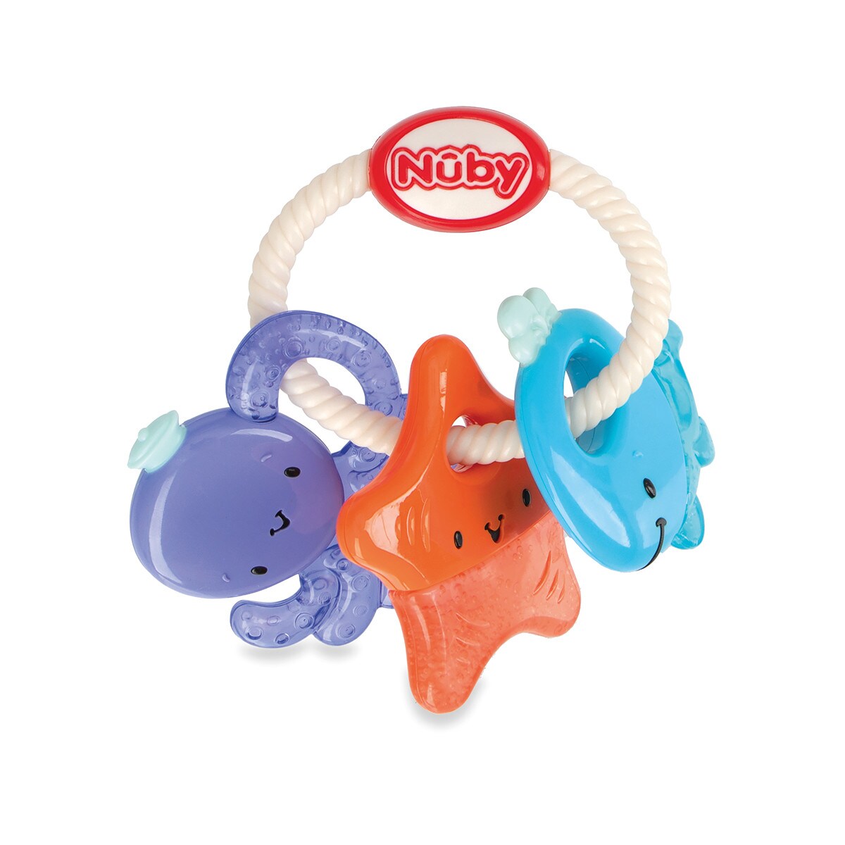 Mordedera Icybite Animalitos Del Mar Para Bebé  Multicolor  Nuby6937 $279