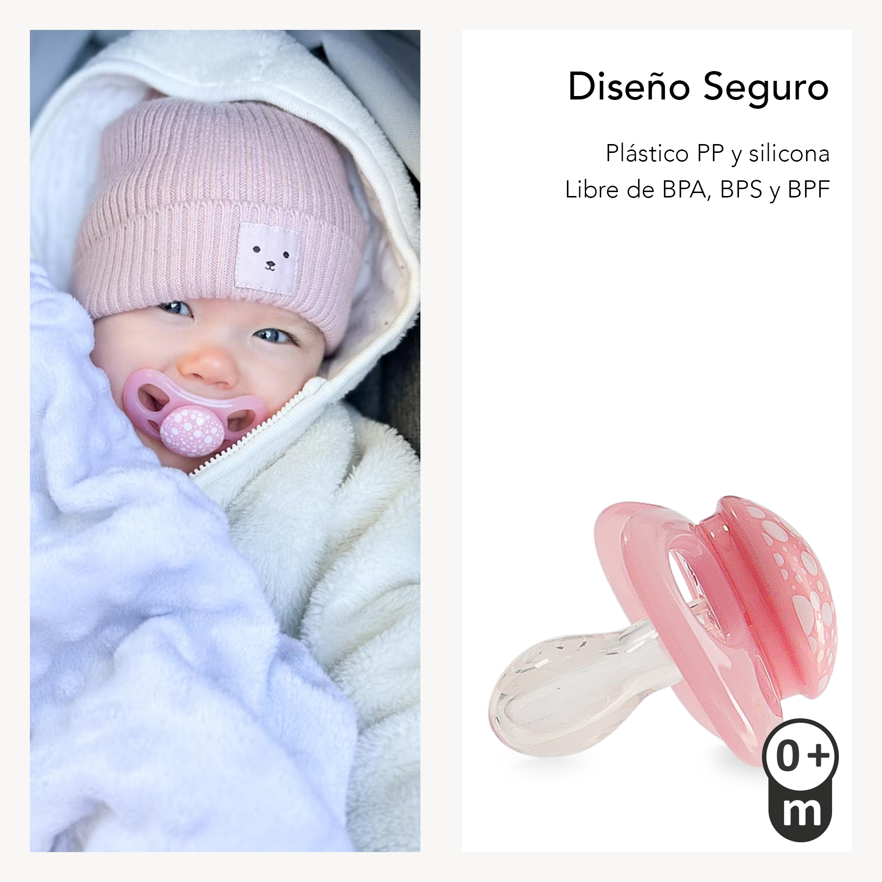 Foto 4 pulgar | Chupón 0-6m Twistshake 2pz color Gris y Blanco