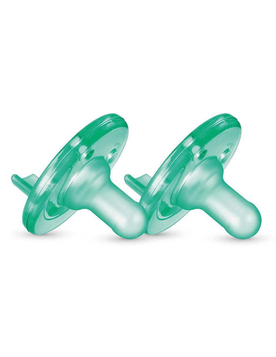 Chupón Soothie 0-3 M Avent color Verde 2 Piezas