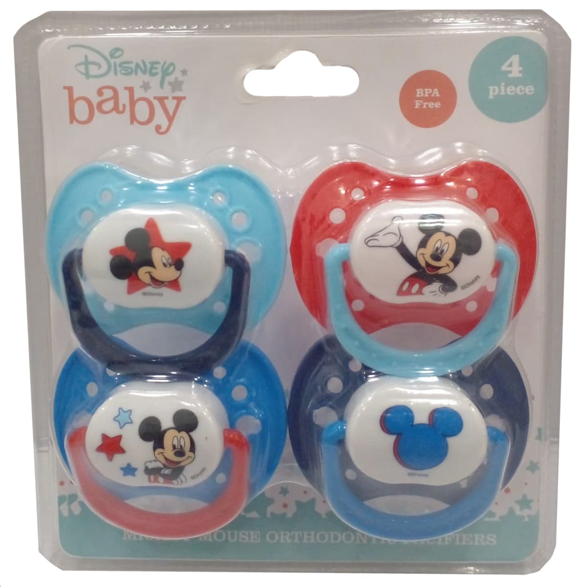 Chupón Ortodóntico Disney Baby Mickey 4pz Estrella $340